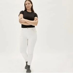 New everlane curvy authentic stretch high rise skinny jeans white Size 27 Regula